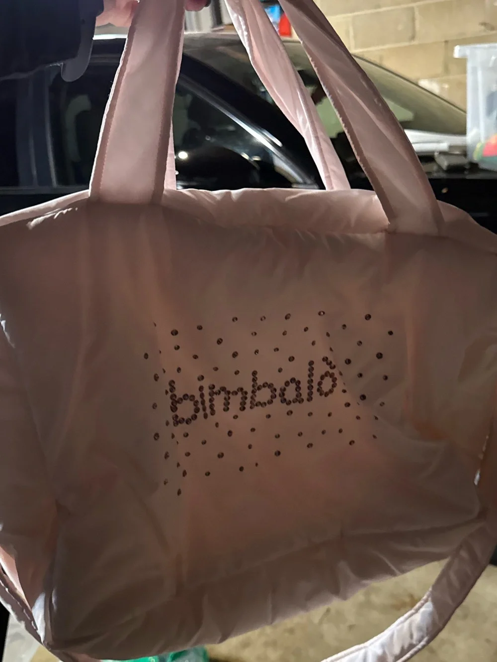 BIMBALO light pink diaper bag